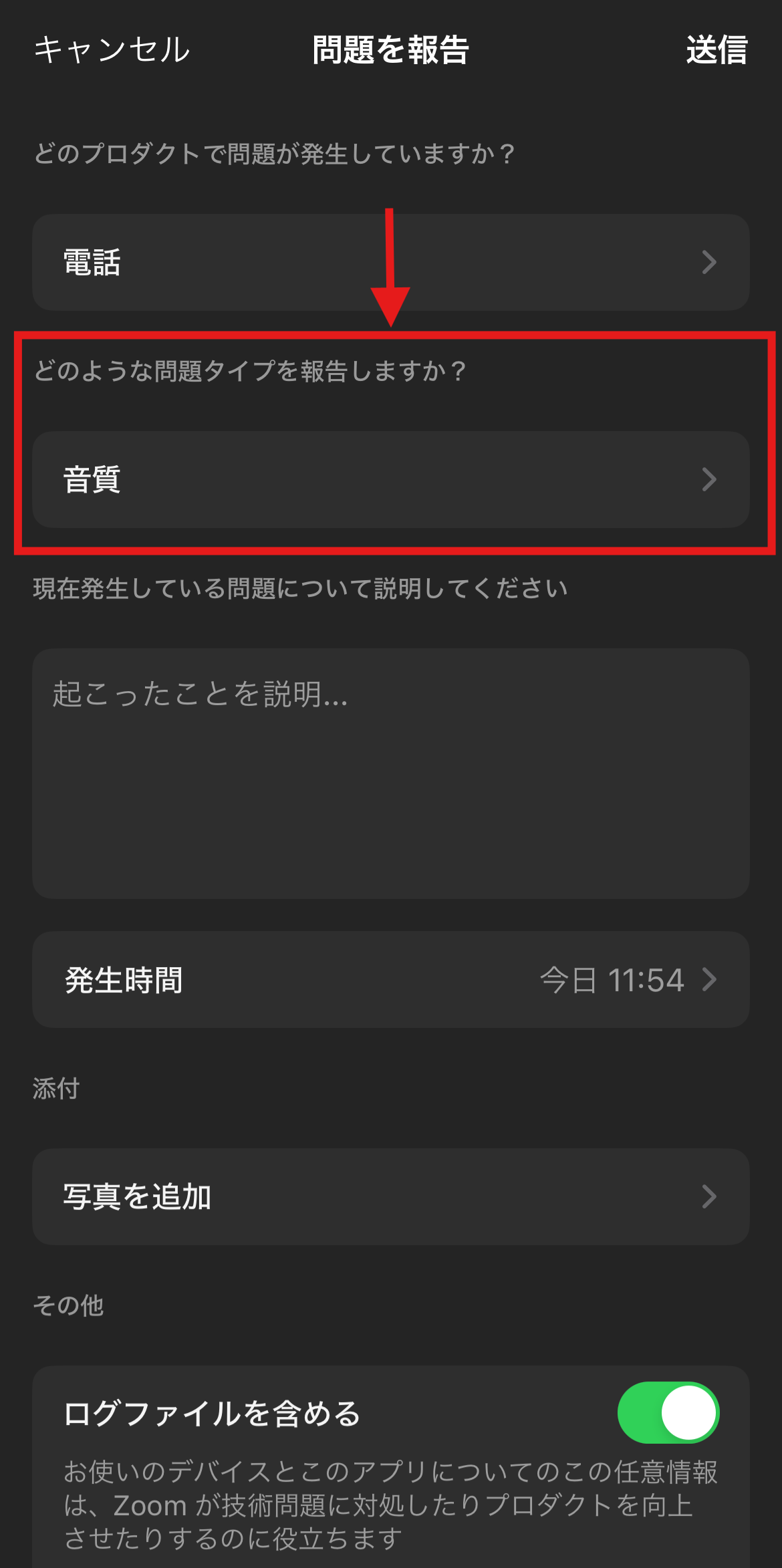 どのような問題タイプを報告しますか？.png